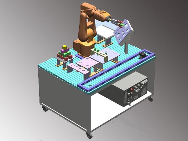  Sistema de capacitación básico con robot industrial 