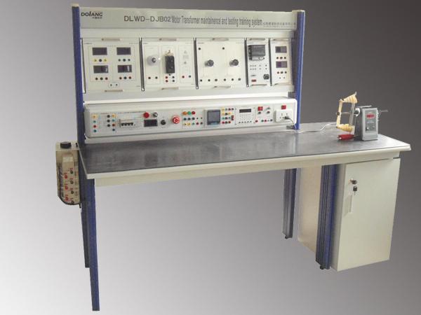  Sistema de capacitación de prueba y mantenimiento de transformador con motor 